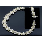 121.93ctw Fancy Yellow and White Diamond Necklace Set in Platinum